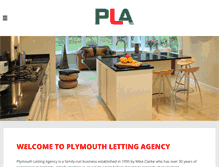 Tablet Screenshot of plymouthlettingagency.com